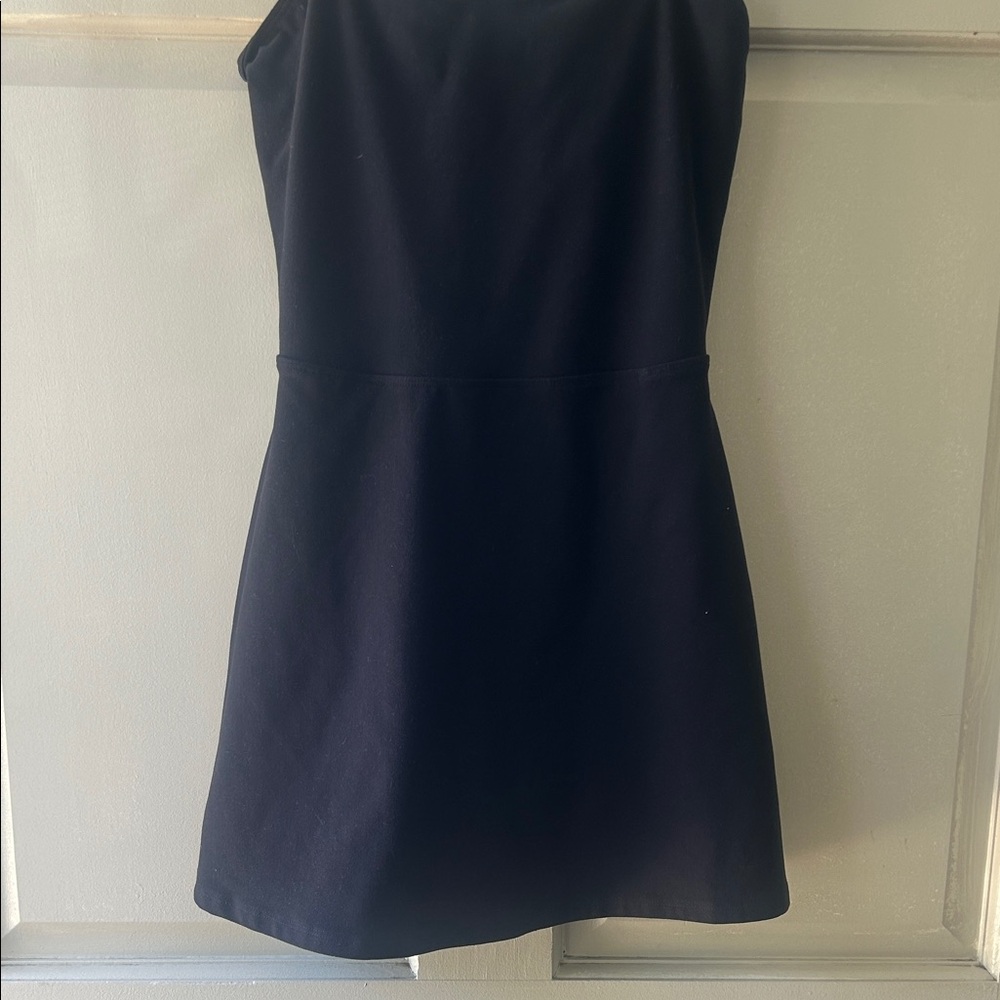 ALO Yoga Black Sleeveless Mini Dress